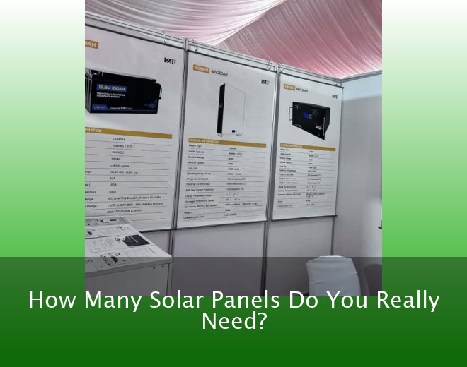 How Many Solar Panels Do You Really Need?